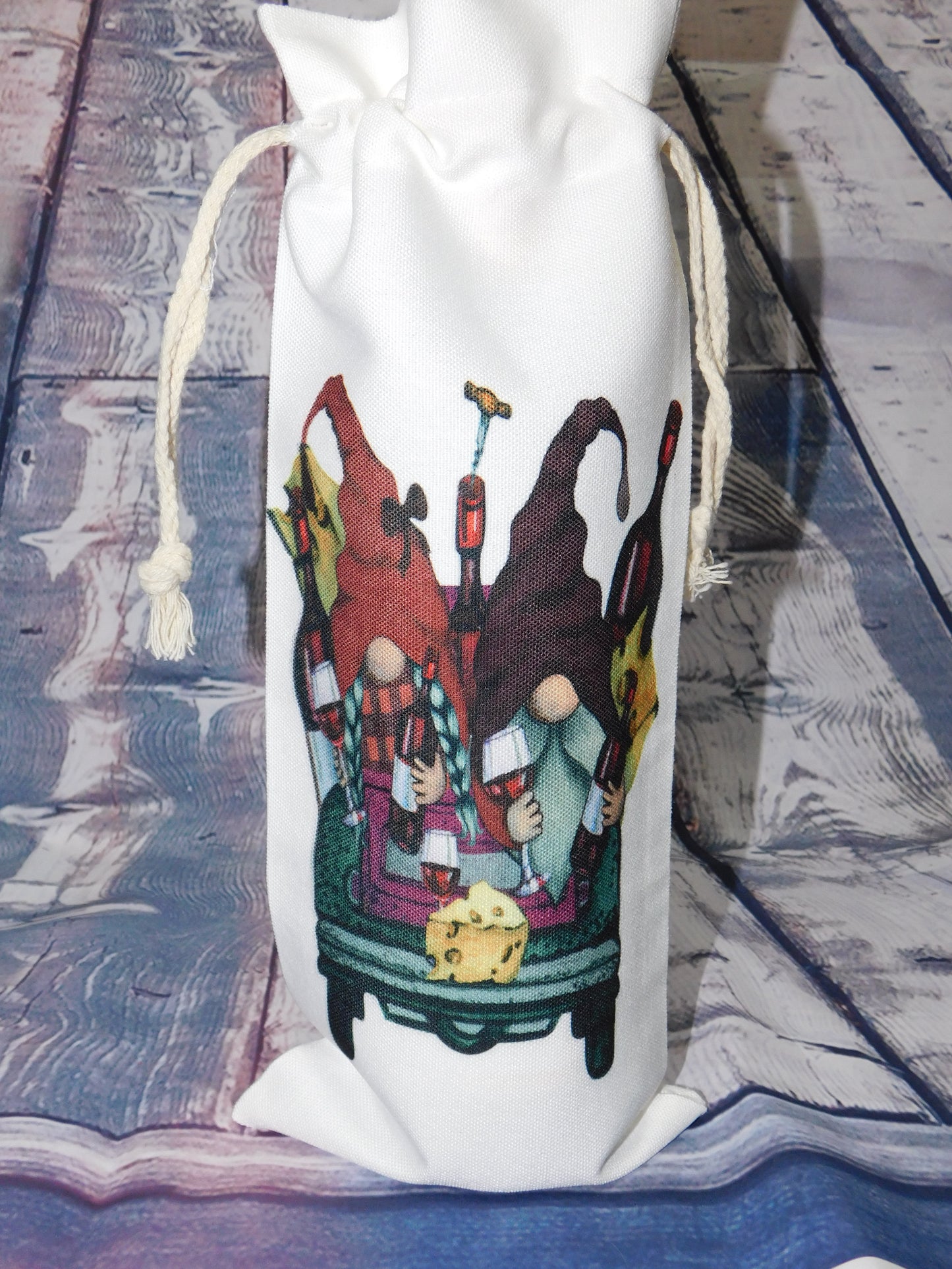 Gnome Wine Lovers Wine Bag