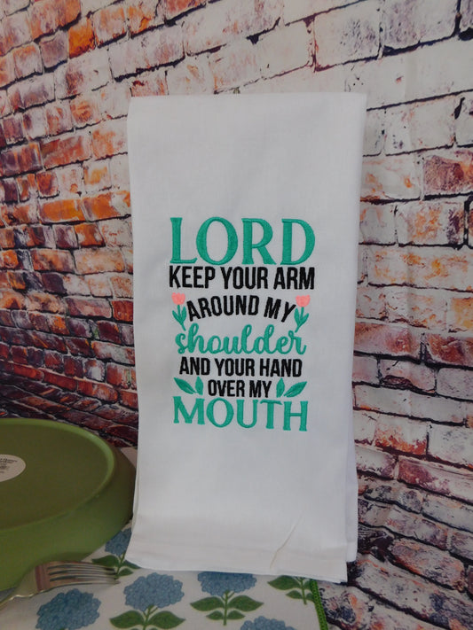 Speak no evil, spill no tea towel!